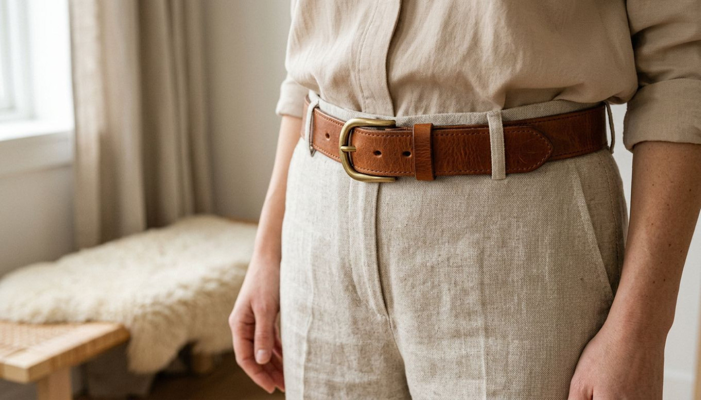 Ce petit détail qui change tout : la ceinture comme accent mode